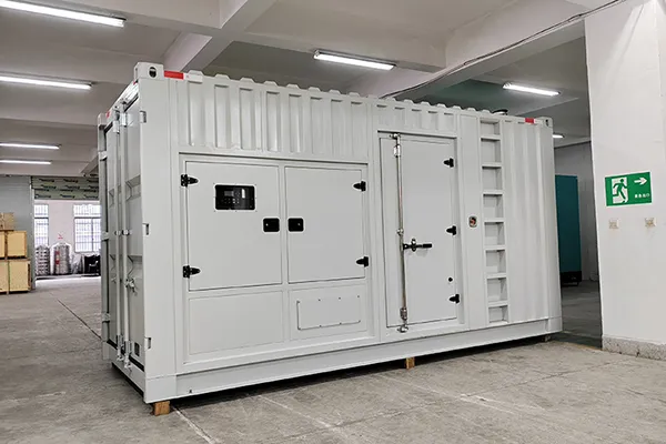 مجموعه دیزل ژنراتور سری موتور یوچای کانتینری 500 کیلووات بی صدا صادر شده به عراق